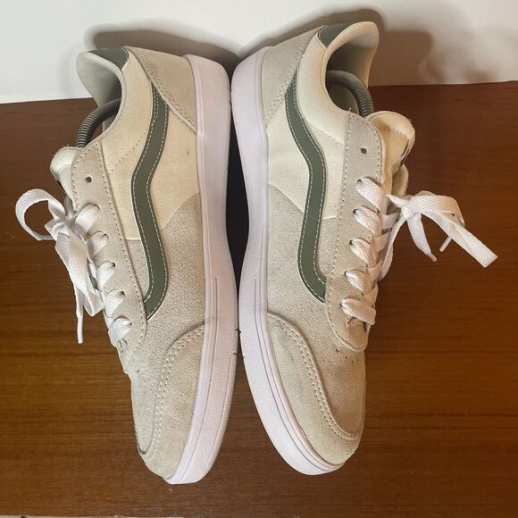 Vans Cruze Too CC Men’s Sneakers in the Heel Pop Marshmallow Beige Green Size 11